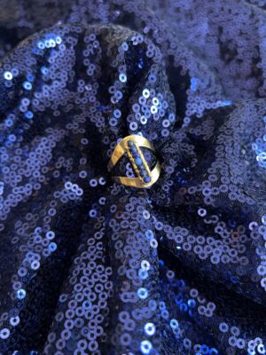 Bague pierre brillante